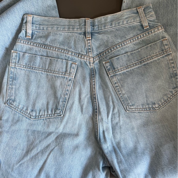 FRAME Wide Leg Baggy Jeans High Rise - Picture 9 of 14